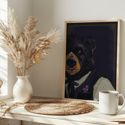 Bear - Stretched Canvas, Poster or Fine Art Print I Heart Wall Art