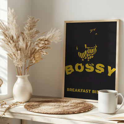 Bossy.png - Stretched Canvas, Poster or Fine Art Print I Heart Wall Art