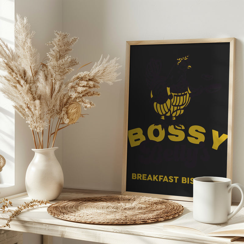 Bossy.png - Stretched Canvas, Poster or Fine Art Print I Heart Wall Art