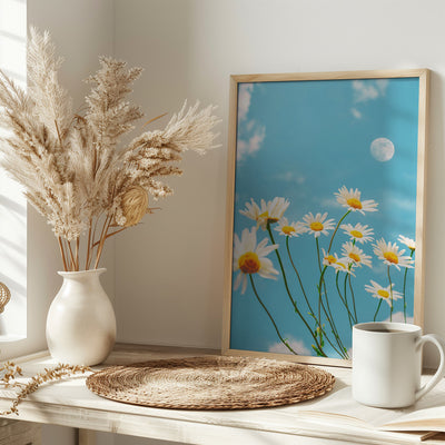 Magical Daisies - Stretched Canvas, Poster or Fine Art Print I Heart Wall Art