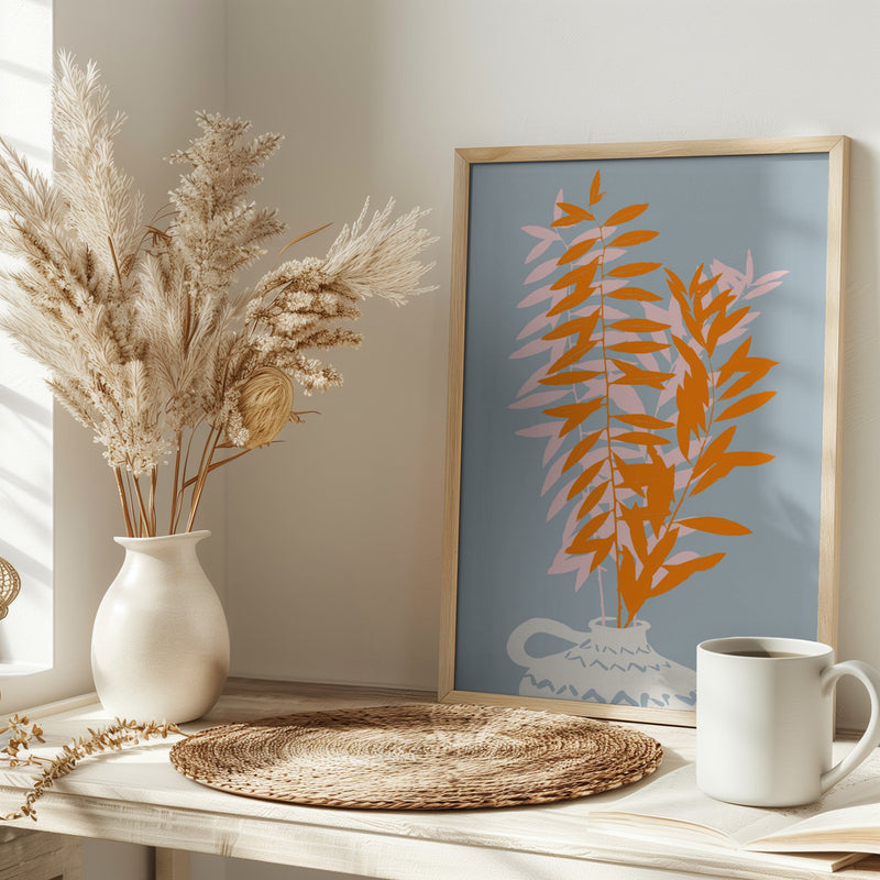 Botanical dopamine twigs - Stretched Canvas, Poster or Fine Art Print I Heart Wall Art