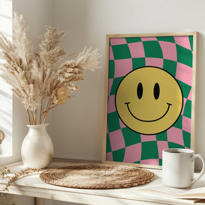 Checkered Bliss - Stretched Canvas, Poster or Fine Art Print I Heart Wall Art