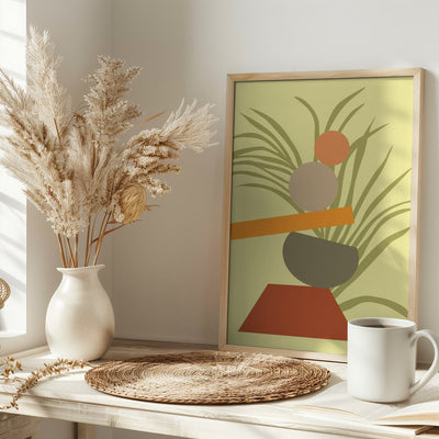 Abstract Botanical Delight - Stretched Canvas, Poster or Fine Art Print I Heart Wall Art