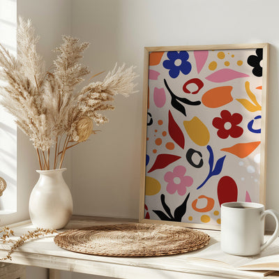 Swaying Petals - Stretched Canvas, Poster or Fine Art Print I Heart Wall Art