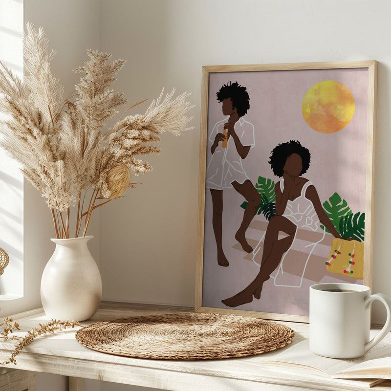 Sunlit Queens - Stretched Canvas, Poster or Fine Art Print I Heart Wall Art