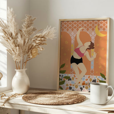 Moonlit Dance - Stretched Canvas, Poster or Fine Art Print I Heart Wall Art