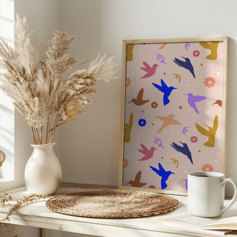 Birds in the Air - Stretched Canvas, Poster or Fine Art Print I Heart Wall Art