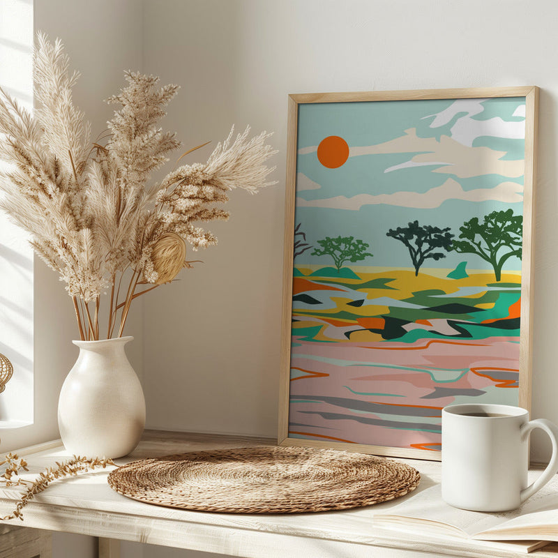 Echoes of the Sahara - Stretched Canvas, Poster or Fine Art Print I Heart Wall Art