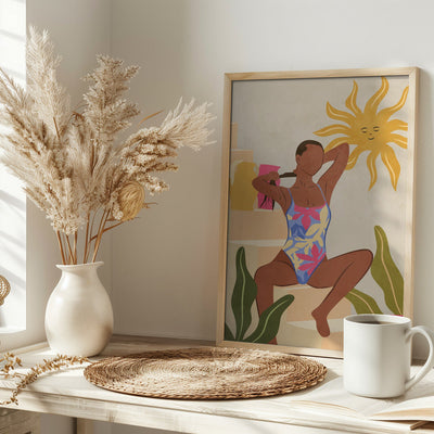 Beneath the Smiling Sun - Stretched Canvas, Poster or Fine Art Print I Heart Wall Art