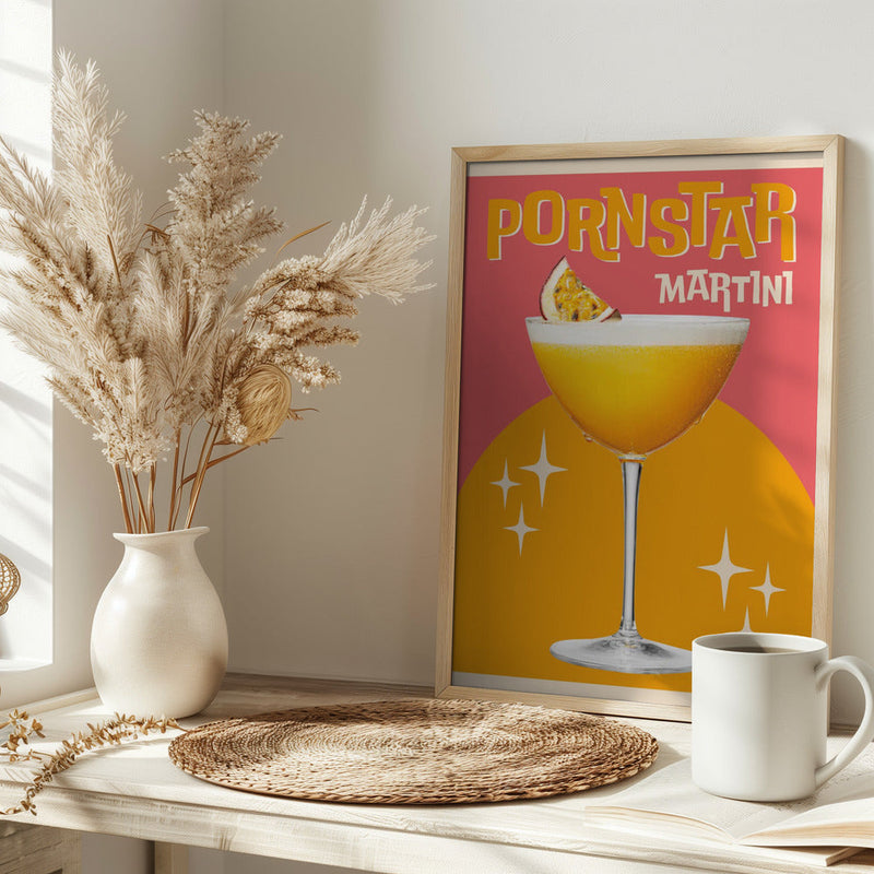 Pornstar Martini - Stretched Canvas, Poster or Fine Art Print I Heart Wall Art