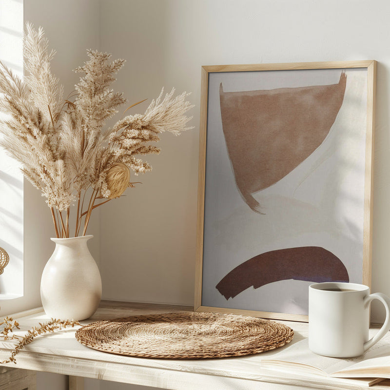 Geometric figure I - Stretched Canvas, Poster or Fine Art Print I Heart Wall Art