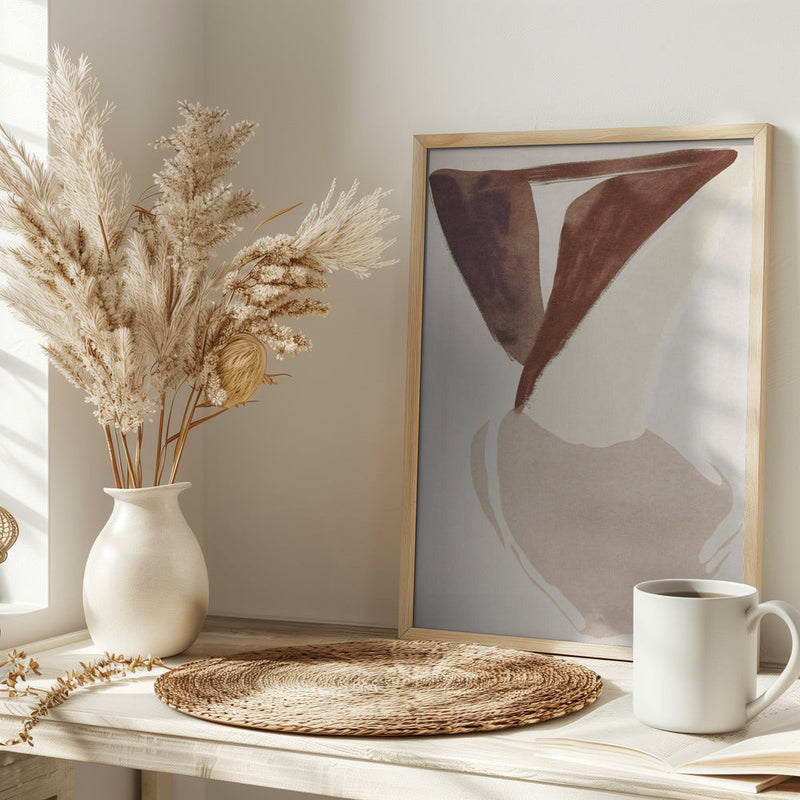 Geometric figure III - Stretched Canvas, Poster or Fine Art Print I Heart Wall Art