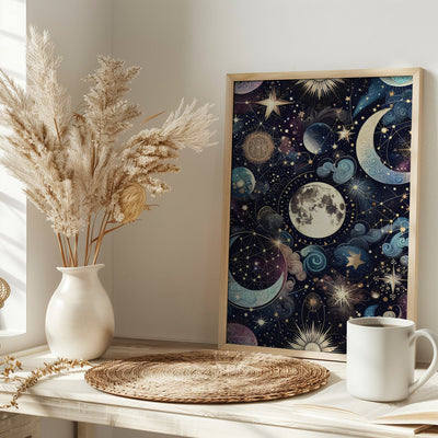 Lunar Magic - Stretched Canvas, Poster or Fine Art Print I Heart Wall Art