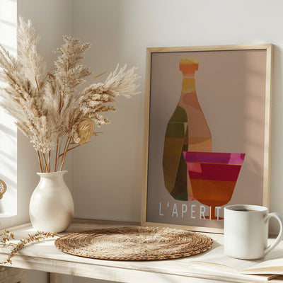 L&#039;Aperitivo 2 - Stretched Canvas, Poster or Fine Art Print I Heart Wall Art