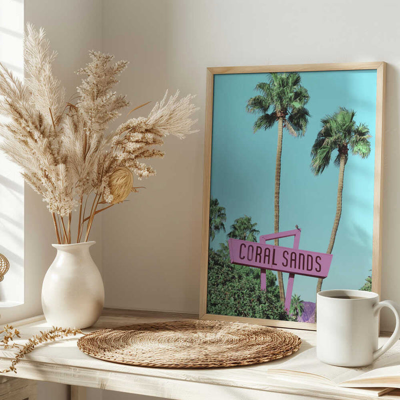 Retro Paradise Vibes - Stretched Canvas, Poster or Fine Art Print I Heart Wall Art