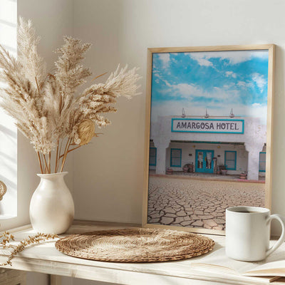 Historic Amargosa Hotel and Opera House in Death Valley Junction, California - Stretched Canvas, Poster or Fine Art Print I Heart Wall Art