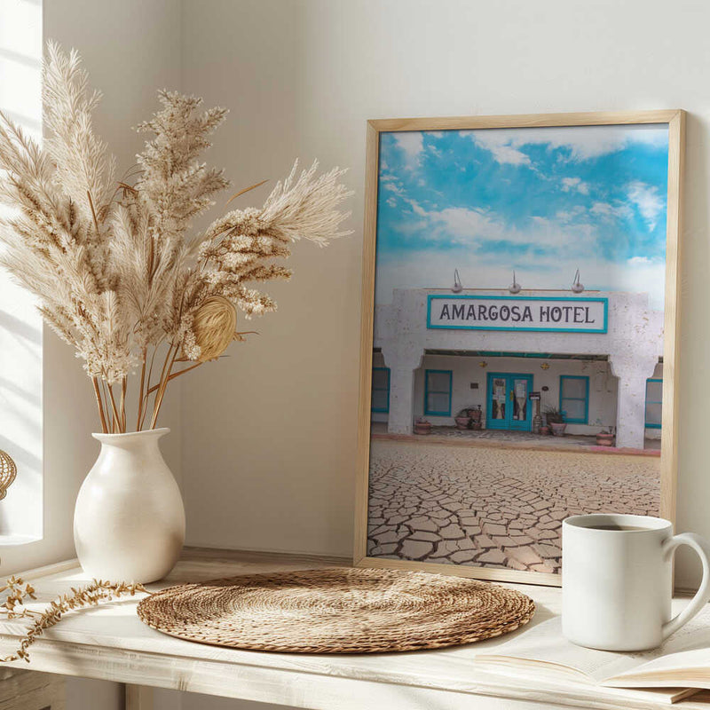 Historic Amargosa Hotel and Opera House in Death Valley Junction, California - Stretched Canvas, Poster or Fine Art Print I Heart Wall Art