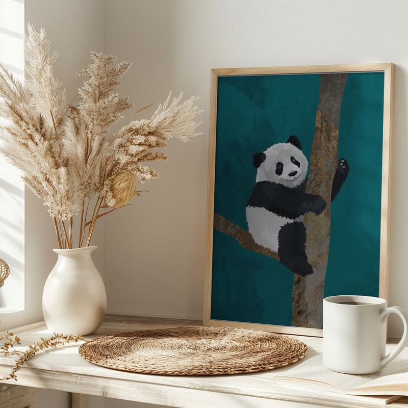 Panda - Stretched Canvas, Poster or Fine Art Print I Heart Wall Art