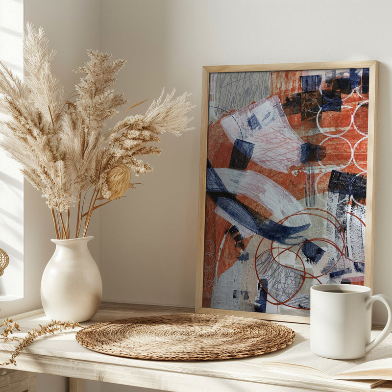 Vibrant Chaos - Stretched Canvas, Poster or Fine Art Print I Heart Wall Art