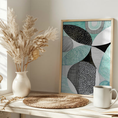 Geometric Shapes And Intricate Patterns - Stretched Canvas, Poster or Fine Art Print I Heart Wall Art