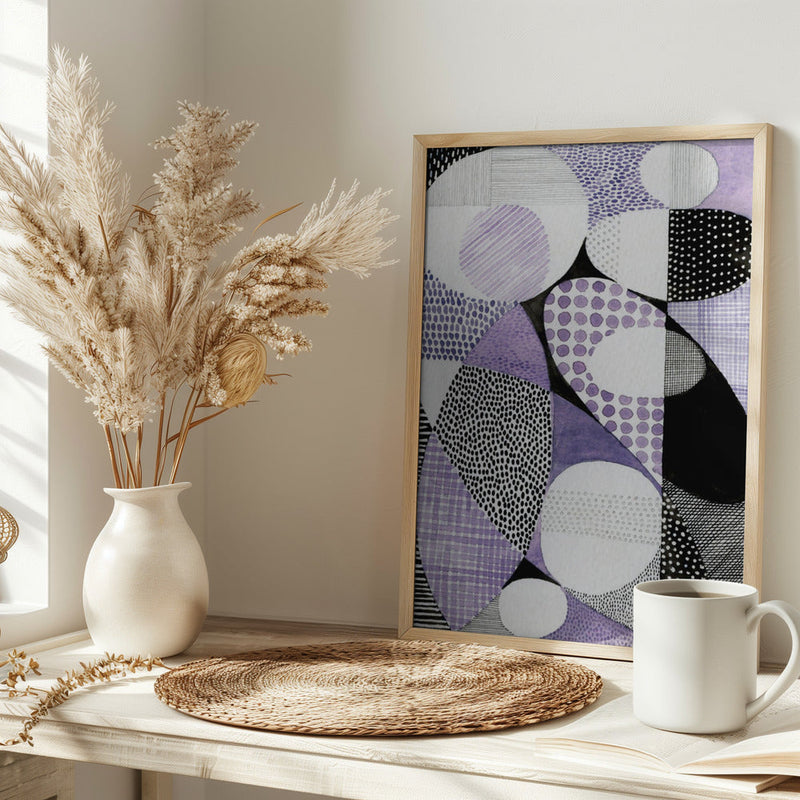 Dynamic Geometric Patterns - Stretched Canvas, Poster or Fine Art Print I Heart Wall Art