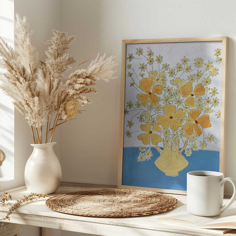 Yellow - Stretched Canvas, Poster or Fine Art Print