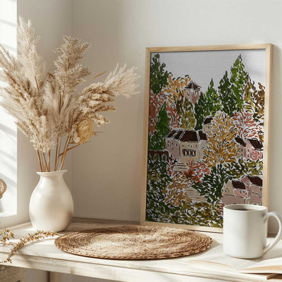 Autumn In Bavaria - Stretched Canvas, Poster or Fine Art Print