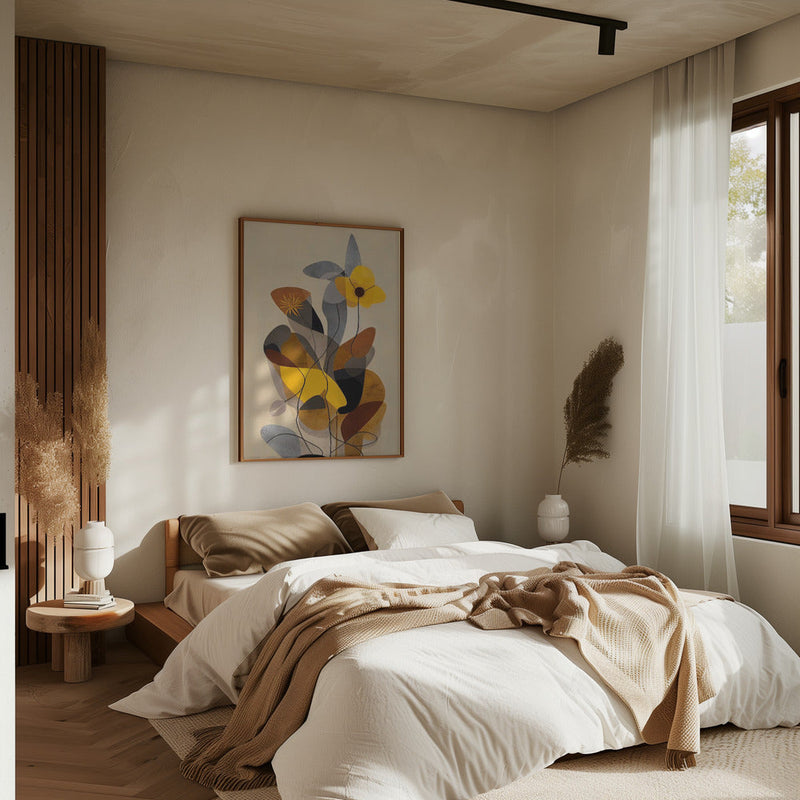 In My Summer Garden - Stretched Canvas, Poster or Fine Art Print I Heart Wall Art