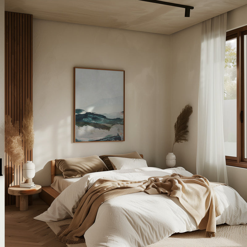 Mountains No2 - Stretched Canvas, Poster or Fine Art Print I Heart Wall Art