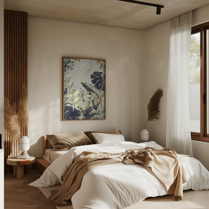 I Jungle01x a 50x70xb - Stretched Canvas, Poster or Fine Art Print I Heart Wall Art