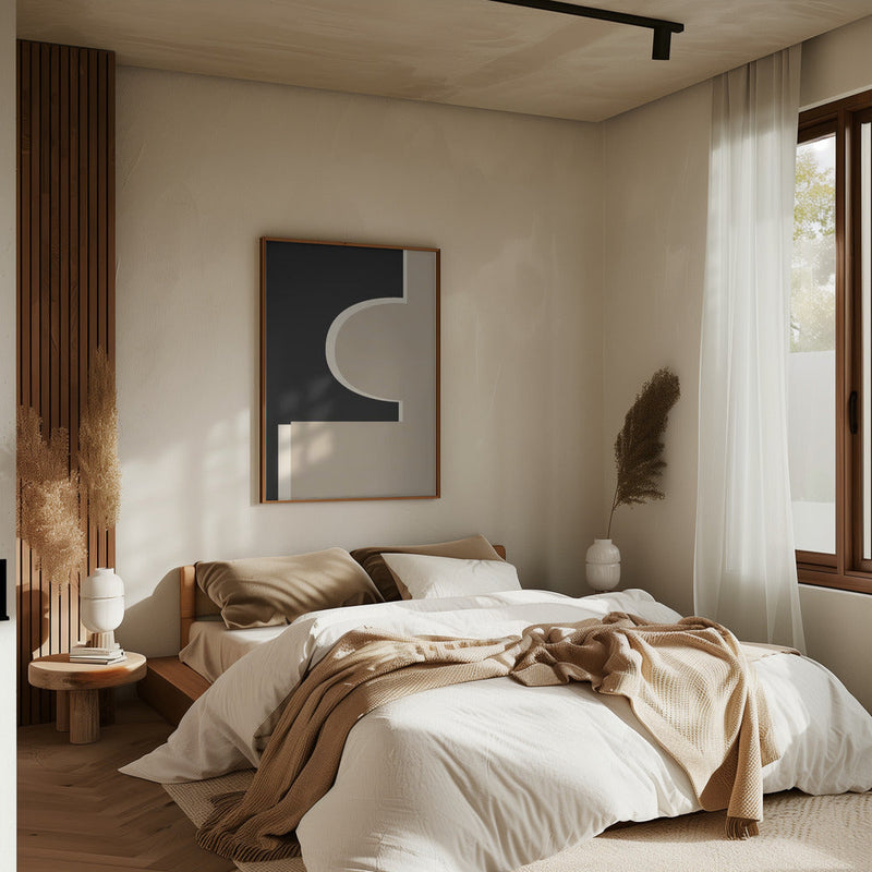 Abstract Graphic Shapes - Stretched Canvas, Poster or Fine Art Print I Heart Wall Art