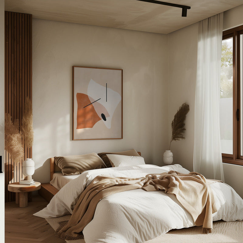 Geometric Shapes In Earthy Tones - Stretched Canvas, Poster or Fine Art Print I Heart Wall Art