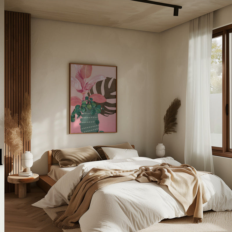 Leaves More 6 Kopie - Stretched Canvas, Poster or Fine Art Print I Heart Wall Art