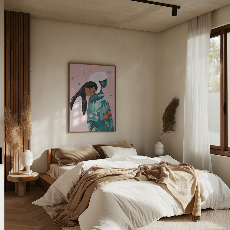 Reconnect - Stretched Canvas, Poster or Fine Art Print I Heart Wall Art