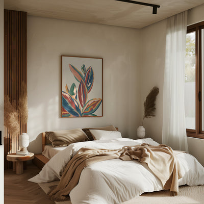 Mediterranean Botanical - Stretched Canvas, Poster or Fine Art Print I Heart Wall Art