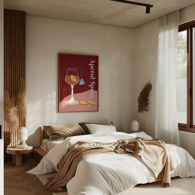 Aperol Spritz - Stretched Canvas, Poster or Fine Art Print I Heart Wall Art