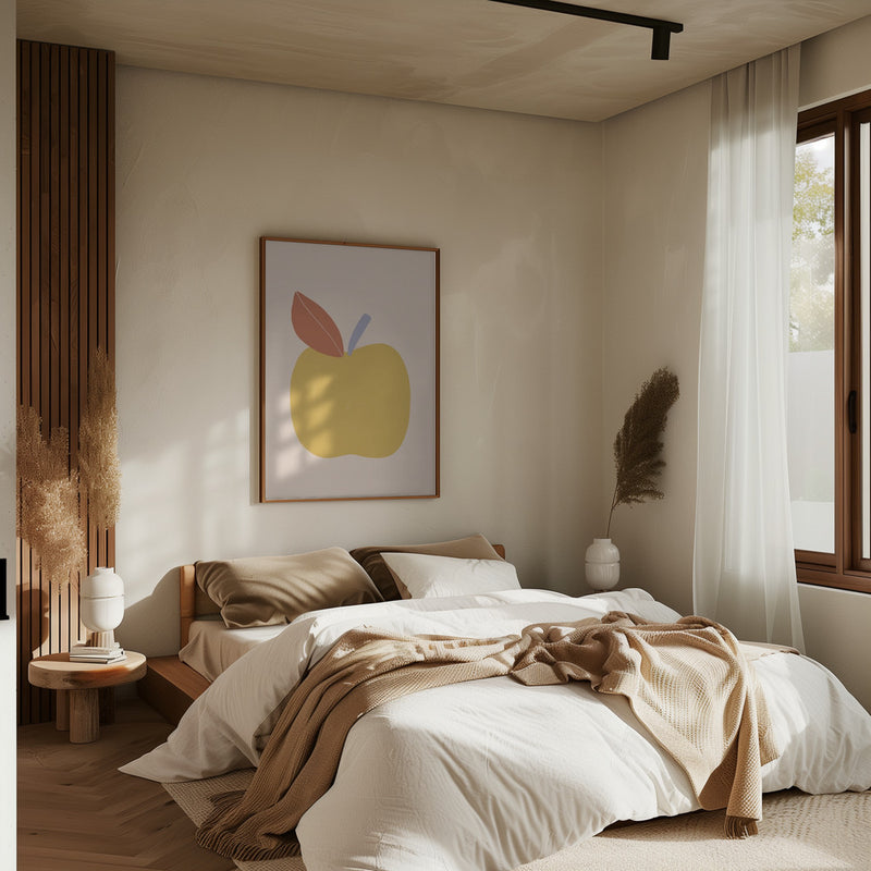 Apple - Stretched Canvas, Poster or Fine Art Print I Heart Wall Art