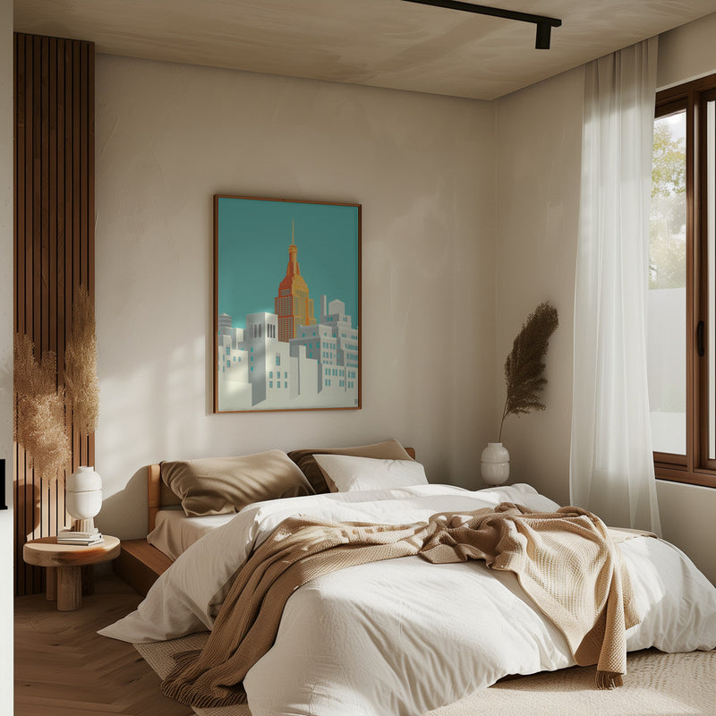 New York View from the highline - Stretched Canvas, Poster or Fine Art Print I Heart Wall Art