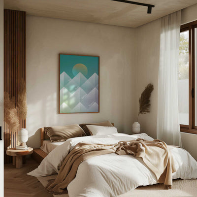 The Three Valleys Ski - Stretched Canvas, Poster or Fine Art Print