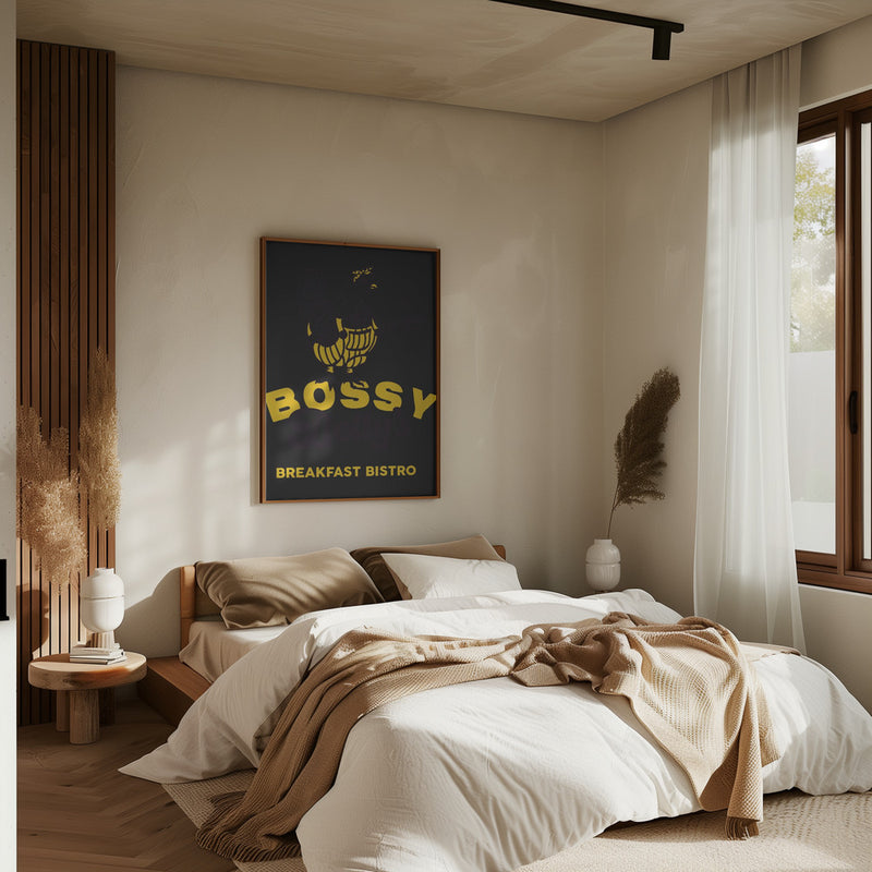 Bossy.png - Stretched Canvas, Poster or Fine Art Print I Heart Wall Art