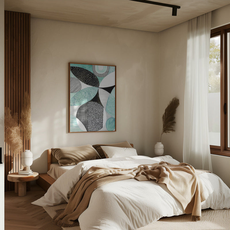 Geometric Shapes And Intricate Patterns - Stretched Canvas, Poster or Fine Art Print I Heart Wall Art