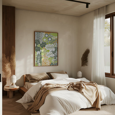 Modern Botanical Sage &amp; Citrus - Stretched Canvas, Poster or Fine Art Print I Heart Wall Art