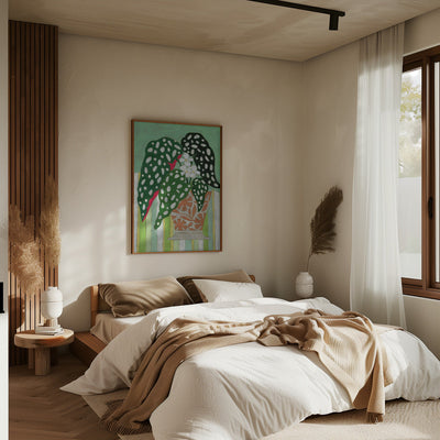 Begonia Maculata - Stretched Canvas, Poster or Fine Art Print I Heart Wall Art