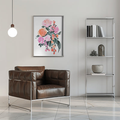 Heidi bouquet - Stretched Canvas, Poster or Fine Art Print I Heart Wall Art