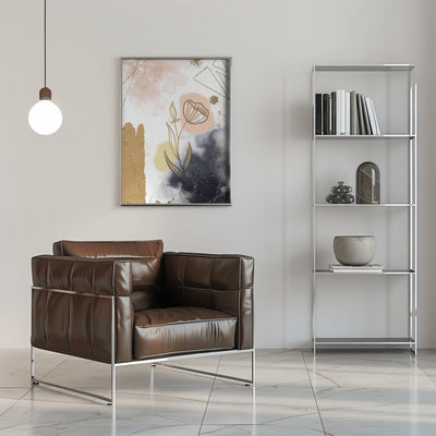 Poinsetta - Stretched Canvas, Poster or Fine Art Print I Heart Wall Art