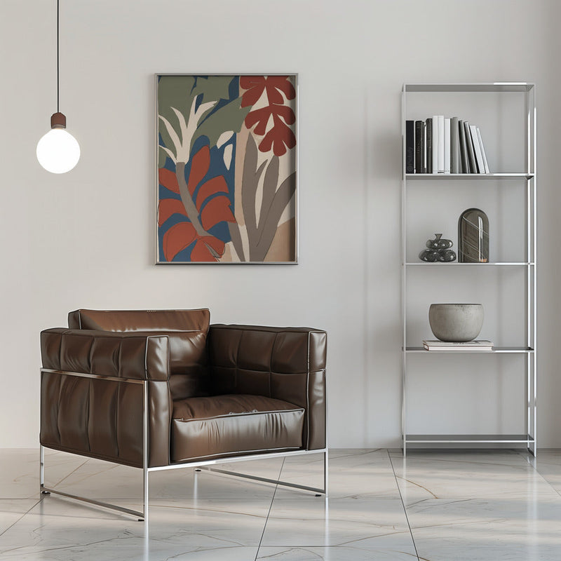 Botanical Impression No 1 - Stretched Canvas, Poster or Fine Art Print I Heart Wall Art