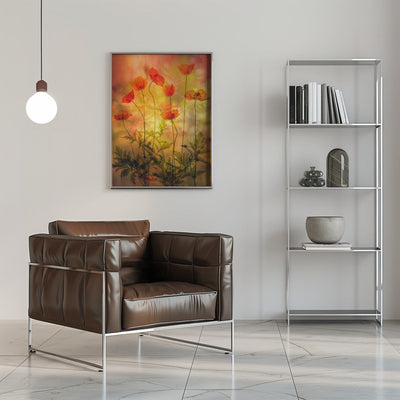 Fire - Stretched Canvas, Poster or Fine Art Print I Heart Wall Art