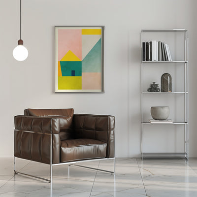 Spaces 3 Haus - Stretched Canvas, Poster or Fine Art Print I Heart Wall Art