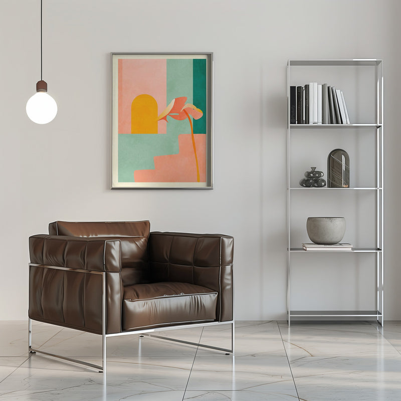 Spaces 3 Treppe - Stretched Canvas, Poster or Fine Art Print I Heart Wall Art