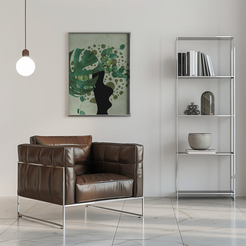 Leaves More 5 Kopie - Stretched Canvas, Poster or Fine Art Print I Heart Wall Art